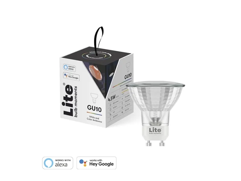 Lite Bulb Moments smart lyspære, GU10, 4,5W spot, RGB+W2700K