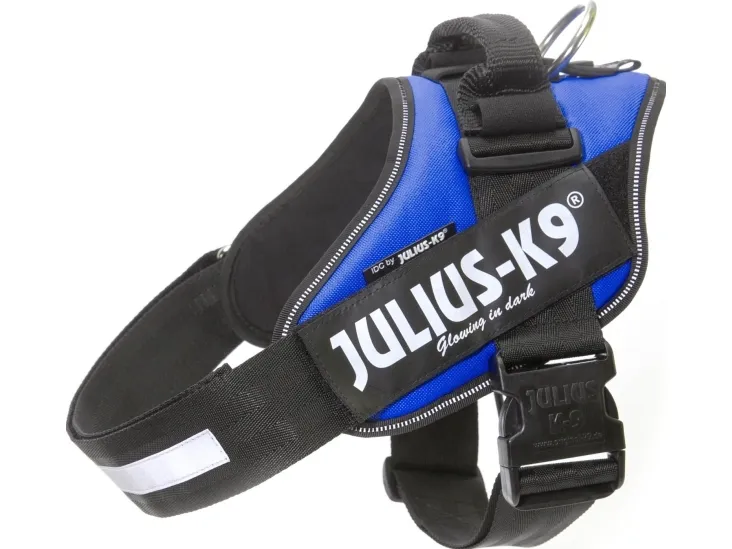 Julius-K9 K9 IDC sele, str.: 2, blå 71-96 cm