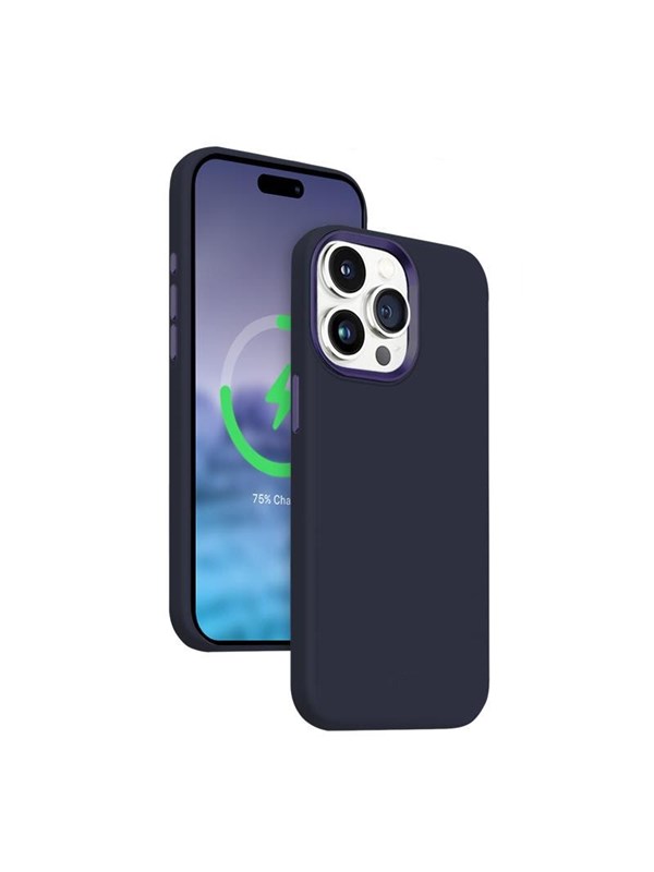CRONG Color Cover LUX Magnetic - iPhone 15 Pro Max MagSafe Case - Navy Blue