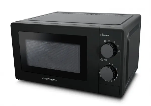 Esperanza ESTOFADO, Benkeplate, Solo mikrobølge ovn, 20 l, 700 W, Rotasjon, Sort