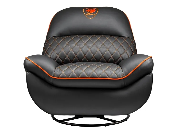COUGAR CGR-OVL-ORB, Gamingsofa, 150 kg, Polstret Sete, Polstret Rygg, Universell, Svart