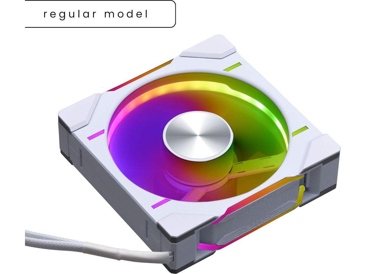 Phanteks D30-120 D-RGB Regular - case fan - Kabinettvifte - 120mm - Hvit