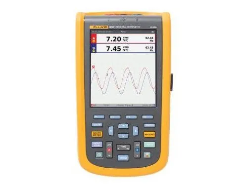 Fluke 125B/EU, Bærbar, 40 MHz, 5 mV, 8,75 ns, TFT, 14,5 cm (5.7)