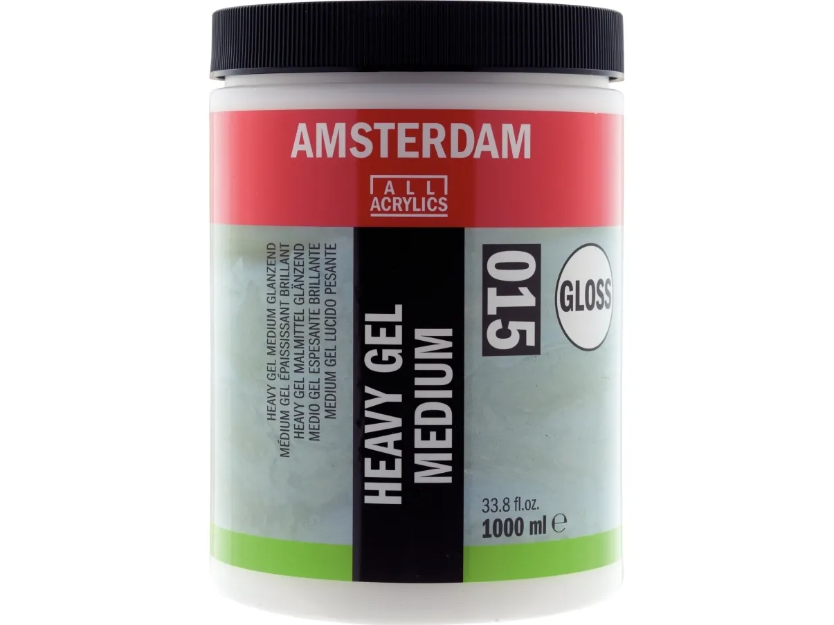 Amsterdam Heavy gel medium gloss 015, krukke