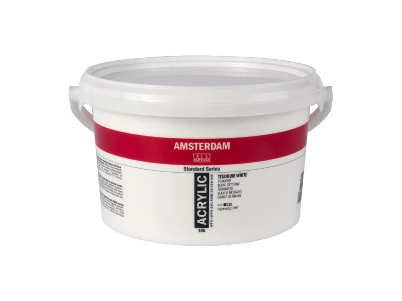Artequipment Amsterdam Standard Series Akrylbøtte Titanium White 105