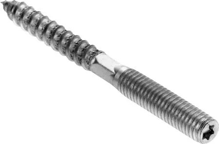 Walraven ansatsskrue M8x50mm - Rustfrit stål 1.4301. Fastgørelse i væg eller loft
