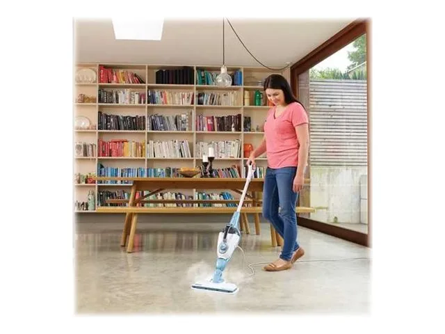 BLACK+DECKER FSMH1321 - Damprenser - pinne/håndholdt (2-i-1) - hvit/vann
