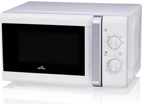 Eta 020890000, Benkeplate, 20 l, 700 W, Innebygd skjerm, Knapper, Rotasjon, Hvit