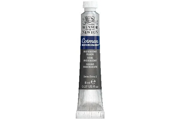 Cotman akvarellfarge 8 ml Iridescent Black Row 473