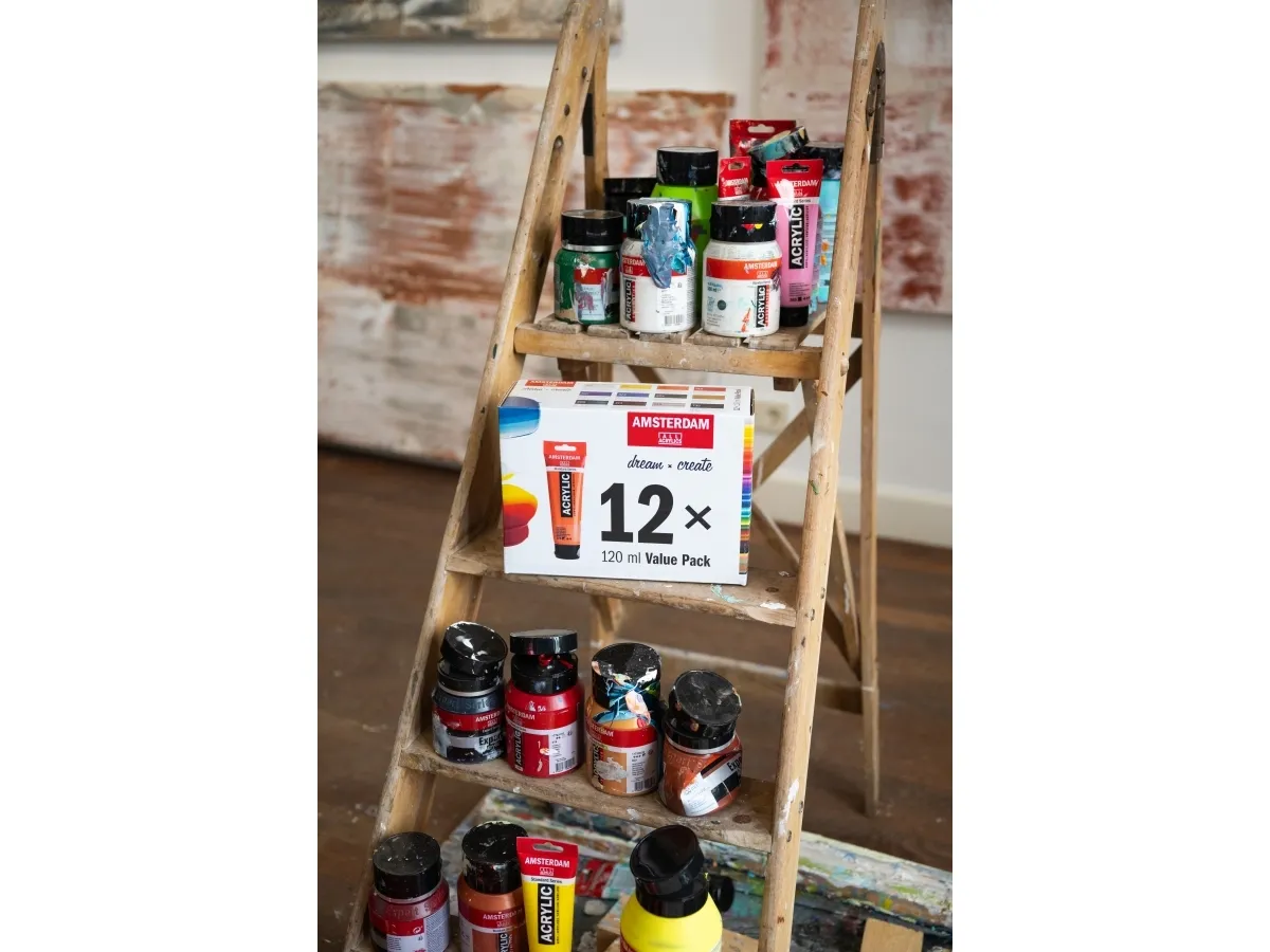 Amsterdam Standard Series akrylmaling, value pack | 12 x