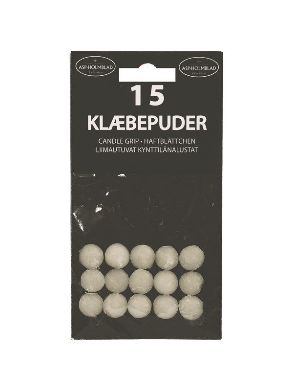Asp-Holmblad Klebeputer, hvit