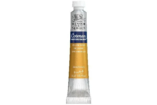 Cotman akvarellmaling 8 ml Yellow Gold Row 088
