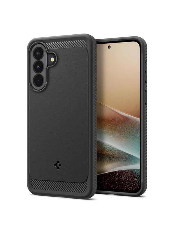 Spigen Rugged Armor - matte black - Samsung Galaxy A37 5G