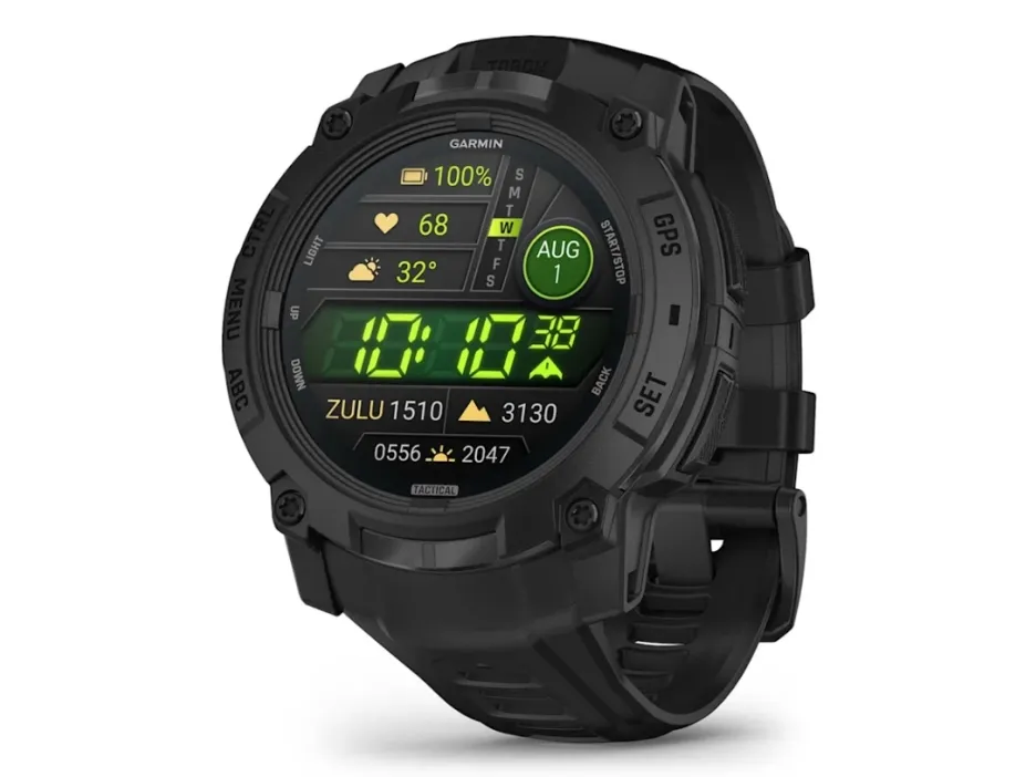 Garmin Instinct 3 Tactical Edition, AMOLED, 4 GB, GPS (satellitt), 59 g