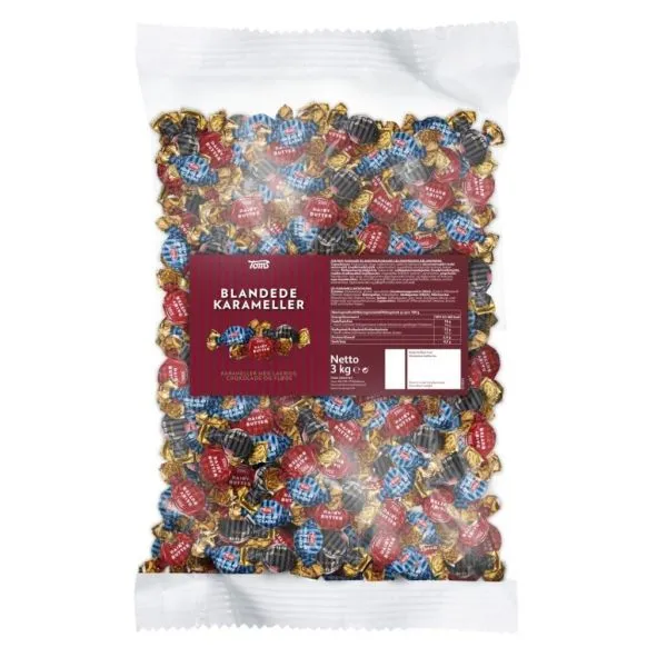 Toms Toffées blandede karameller 3 kg
