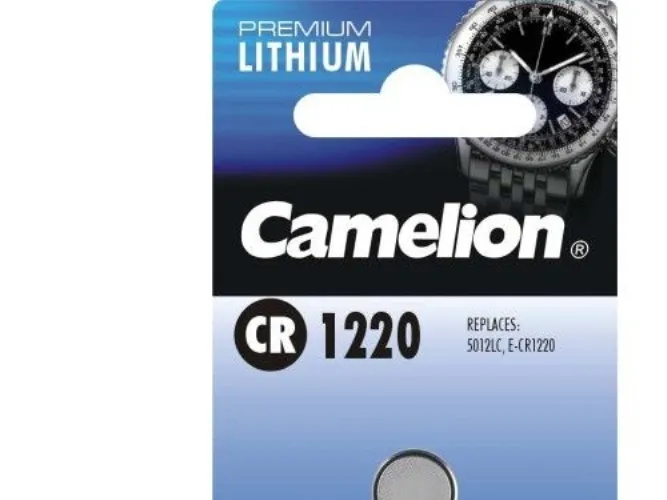 Camelion CR1220-BP1, Engangsbatteri, CR1220, Lithium, 3 V, 1 stykker, Knapp/mynt