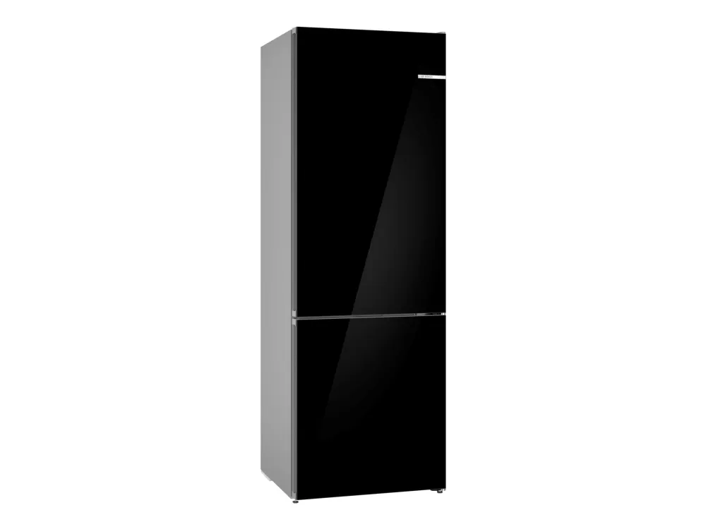 Bosch Serie | 6 KGN49LBCF - Kjøleskap/fryser - bunnfryser - bredde: 70 cm - dybde: 66.7 cm - høyde: 203 cm - 440 liter - Klasse C - svart