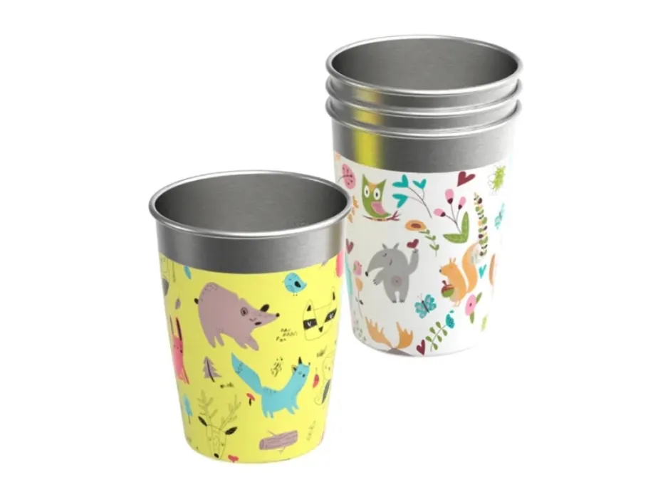 SIGG Kids Cup Set, Flerfarget, Rustfritt stål, Rustfritt stål, Kina, 350 ml, 8,4 cm