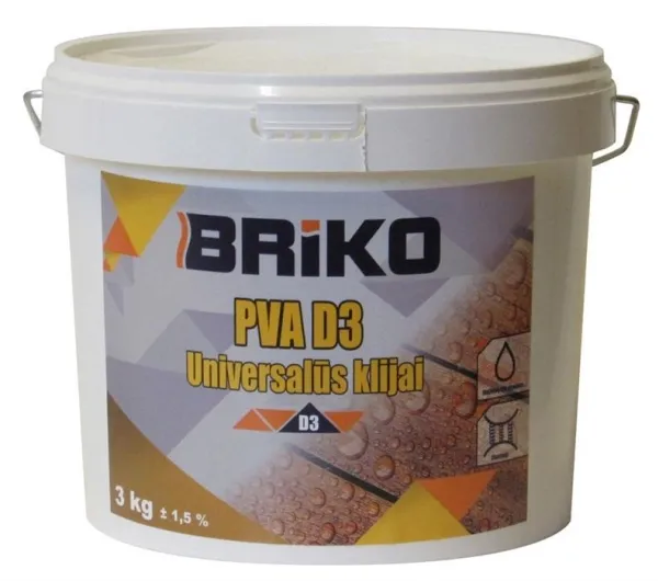 UNIVERSAL WOOD PVA D3 lim BRIKO (3 KG)