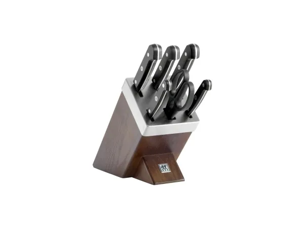 ZWILLING Gourmet Selvslibende knivblok 7-dele, Brun