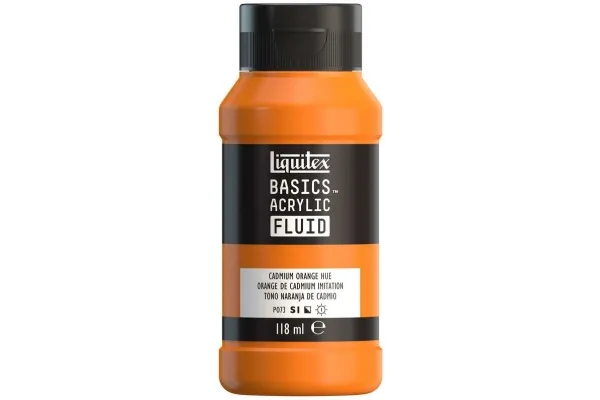 Basics akrylmaling 118 ml kadmium orange nyanse rad 720