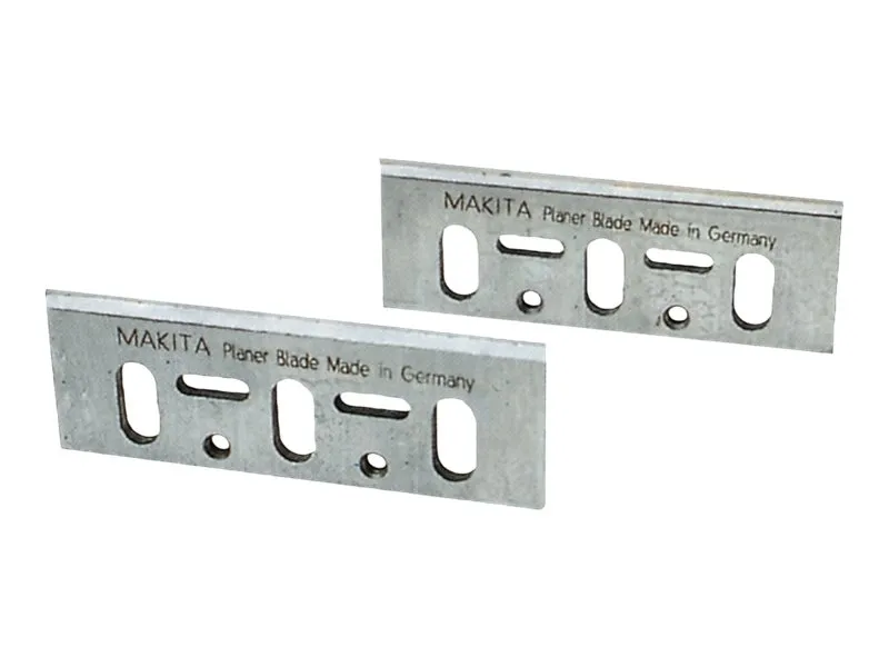 Makita - Planeringsblad - for tre - 2 deler - lengde: 82 mm - bredde: 29 mm - for Makita KP001GM201, KP001GZ