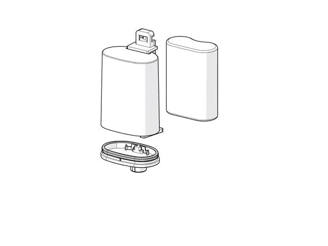 Oras Electra batterboks 6V til 6179/6172. Inklusiv batteri