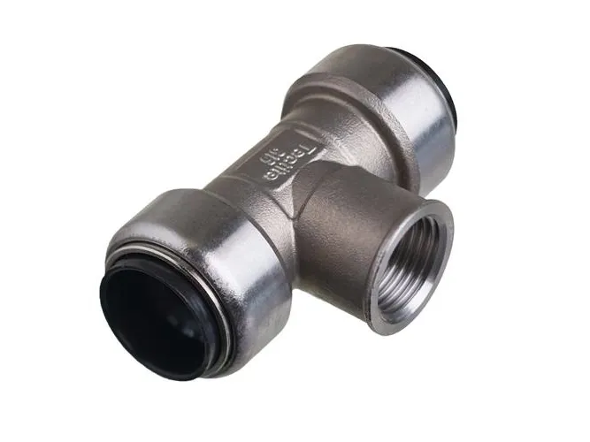 Tee 18-1/2''-18mm t/indstik rustfri