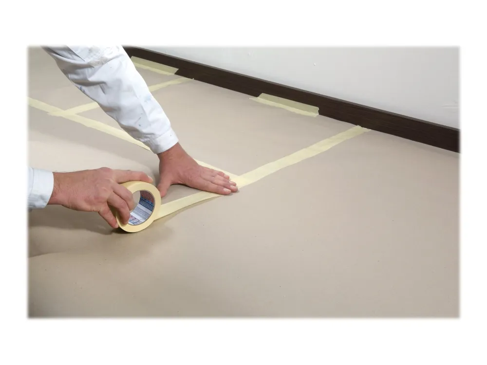Tesa 4323 - Maskeringstape - 30 mm x 50 m - lett kreppet papir - lys beige