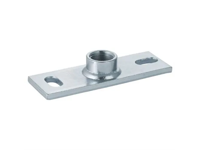 Bundplade kantet 2 huller m/gevmf 1/2''