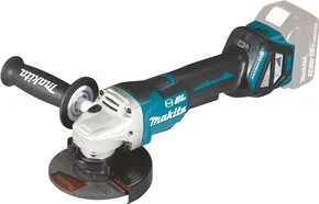 Makita DGA518ZU Akumuliatorinis kampinis šlifuoklis, greičio reguliavimas 3000-8500min-1, 18V, ø125mm, paddle jungiklis, AWS, Be akumuliatorių ir kroviklio!