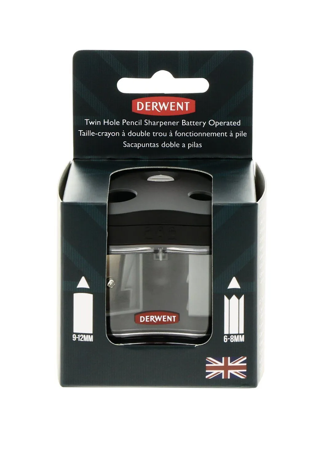 Derwent Battery Operated Twin Hole Sharpener
