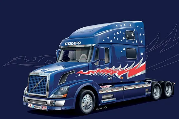 Italeri 510003892 1:24 Volvo VN 780 traktor, 3-akset