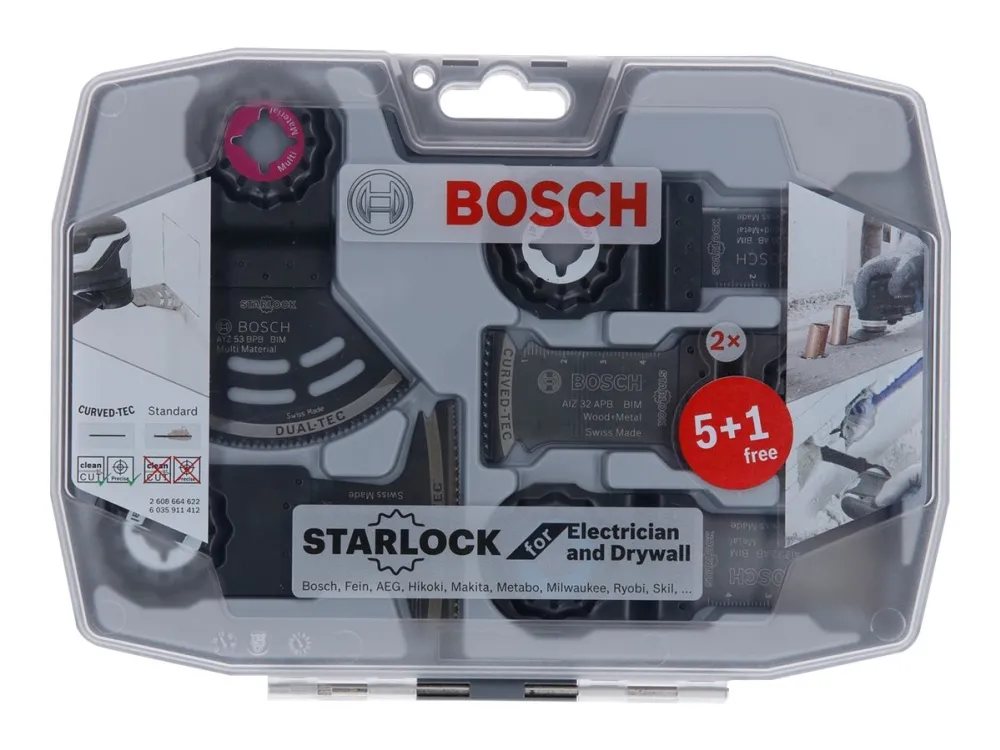 Bosch bladsett for multiverktøy 6 deler (2608664622)