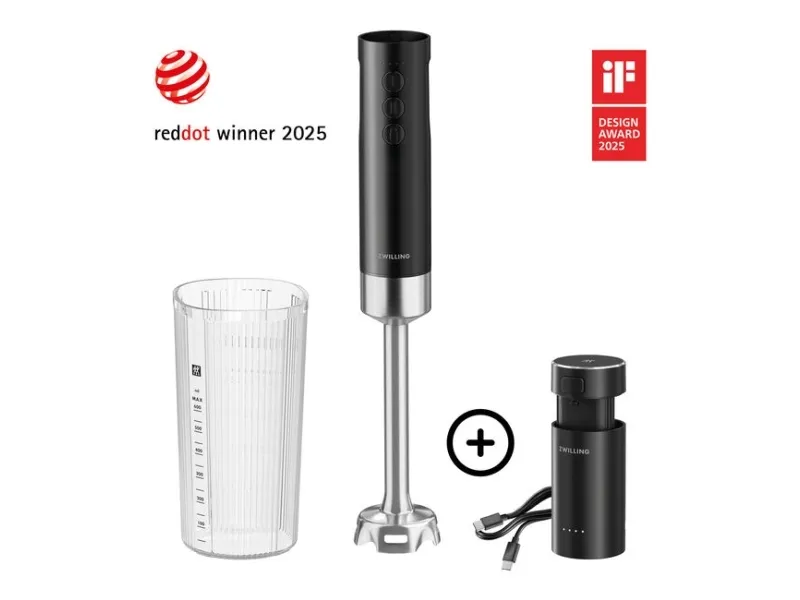 ZWILLING 1030457, Håndmikser, Svart, 0,6 l, BLDC, Akrylonitril-butadien-styren (ABS), 250 W