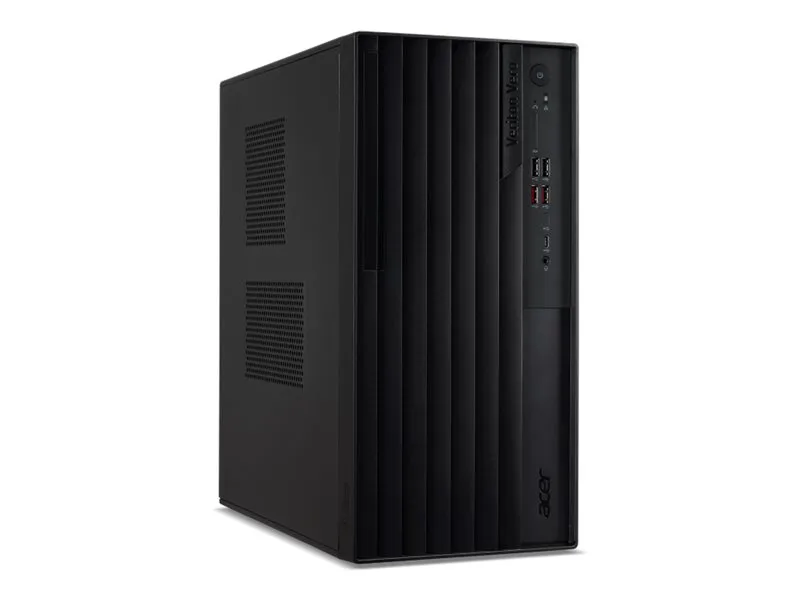 Acer Veriton Vero M4 VVM4735GT - Mid tower Core Ultra 7 265 / inntil 5.3 GHz - RAM 32 GB - SSD 1.024 TB - DVD SuperMulti - Intel Graphics - Gigabit Ethernet, IEEE 802.11ax (Wi-Fi 6), Bluetooth 5.4, IEEE 802.11be (Wi-Fi 7) - Win 11 Pro - monitor: ingen