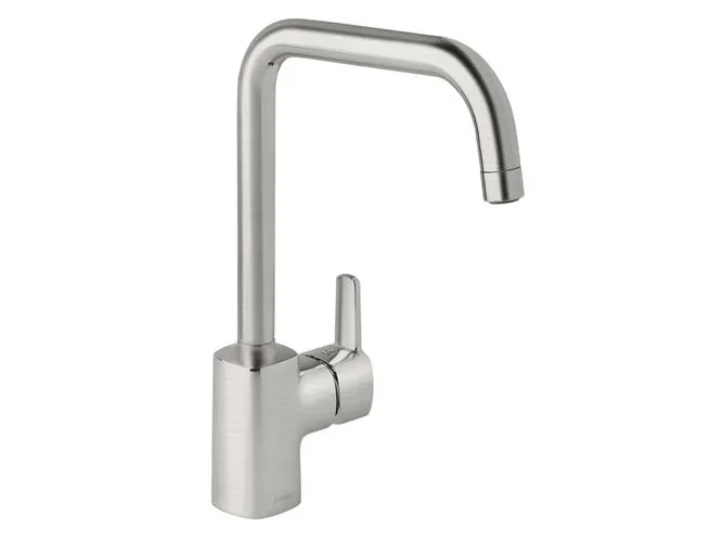 Damixa Pine køkken høj g-tud - rub clean, 8l/min, steel (pvd)