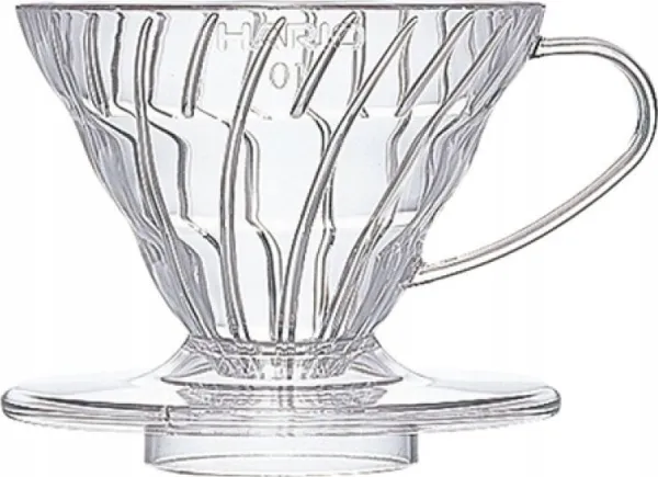 HARIO V60-01 klar plast drypper