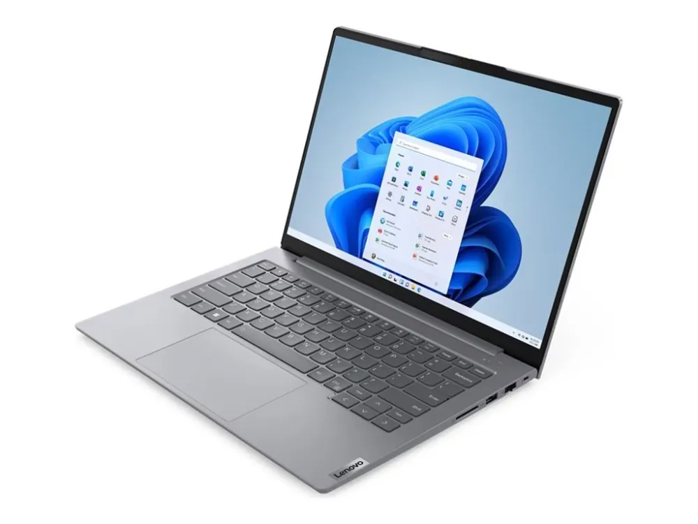 Lenovo ThinkBook 14 G6 IRL 21KG - 180-graders hengseldesign - Intel Core i5 - 13420H / inntil 4.6 GHz - Win 11 Pro - UHD Graphics - 16 GB RAM - 512 GB SSD NVMe - 14 IPS 1920 x 1200 - Gigabit Ethernet - Wi-Fi 6 - dobbelttonet arktisk grått - kbd: Nordisk - med 2 års Lenovo-depotstøtte, CO2-offset 0,5 tonn (2. generasjon)