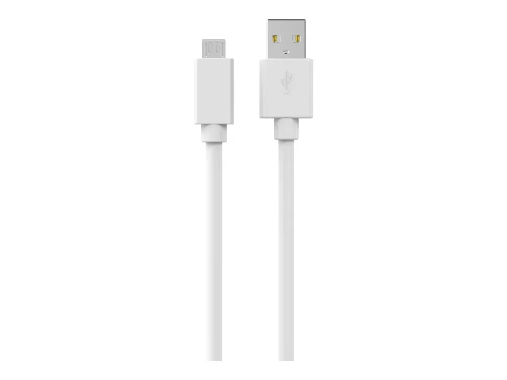 Sinox - USB-kabel - Micro-USB type B (hann) til USB (hann) - USB 2.0 - 1 m - hvit