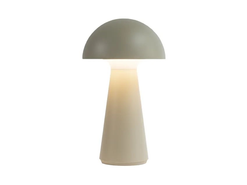 Sirius Sam Genopladelig Lampe - Varm Grå - H 28 cm