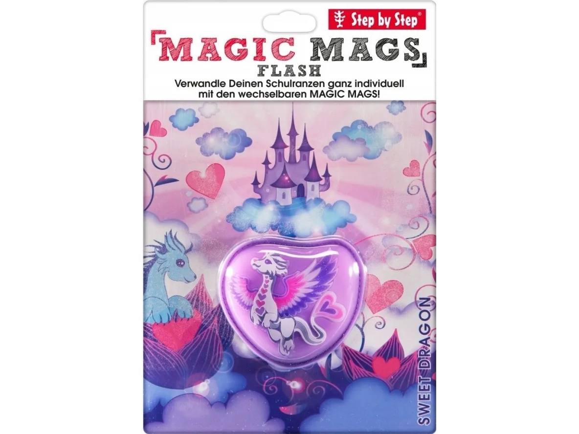 Step by Step STEP BY STEP sett med utskiftbare elementer Magic Mags Flash Sweet Dragon for Grade I Kid-modell
