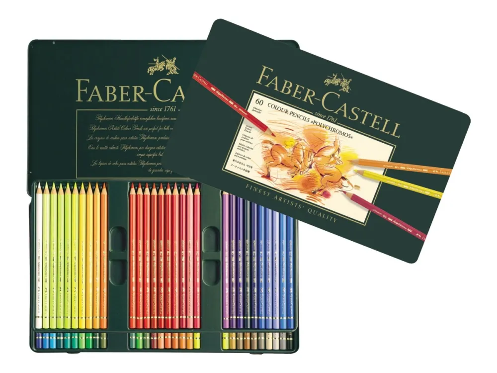 Faber-Castell Polychromos - Fargeblyant - 3.8 mm (en pakke 60)