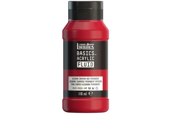 Basics fluid 118 ml alizarin crimson perm hue rad 1
