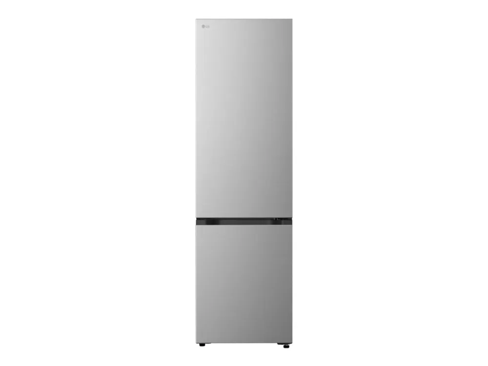 LG GBBS322CPY - Kjøleskap/fryser - bunnfryser - Wi-Fi - bredde: 59.7 cm - dybde: 67.4 cm - høyde: 203 cm - 375 liter - Klasse C - primasølv