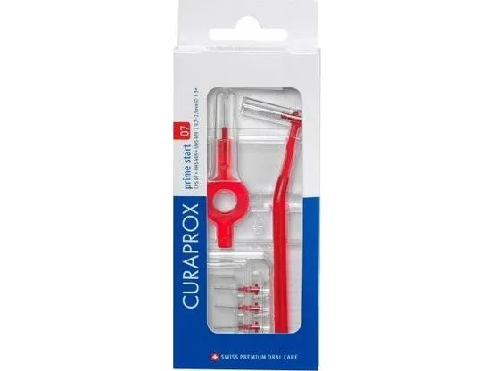 Curaprox Prime Start Handy CPS UHS 409/UHS 470, 0,7–2,5 mm - børster til mellomrom, 5 stk