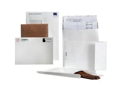 BONG Tyvek - Postpose - utbyggbar - International B4 (250 x 353 mm) - firkantet - åpen ende - selvklebende (Peel & Seal) - hvit - pakke av 100