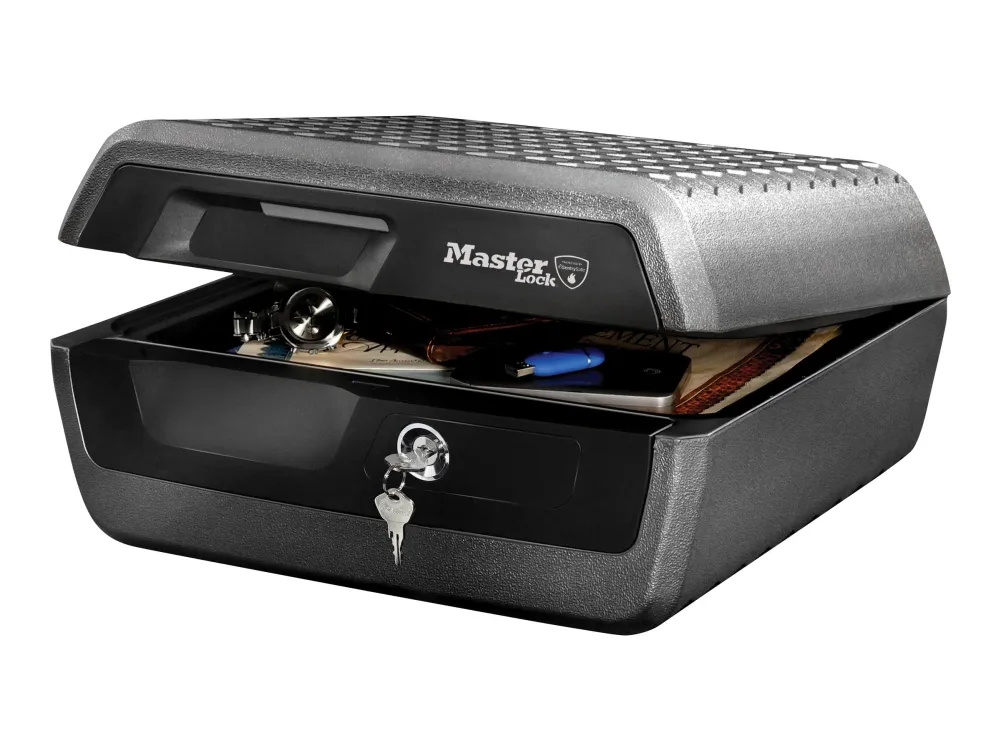 Master Lock LCFW30100 - Lagerboks - for A4 (210 x 297 mm) - 10.2 liter - svart, trekullgrå