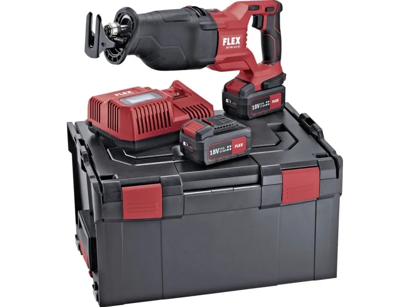 Batteridrevet lineærsag FLEX RSP DW 18.0-EC/5.0 Sett