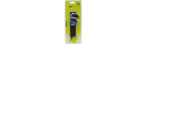 Torx®-nøglesæt, sort, 9 dele, alle størrelser er markeret på holderen for bedre overblik, T10 T15 T20 T25 T27 T30 T40 T45 T50